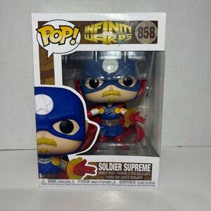 Funko Soldier Supreme Pop Vinyl Figure - Blue, Red, Gold